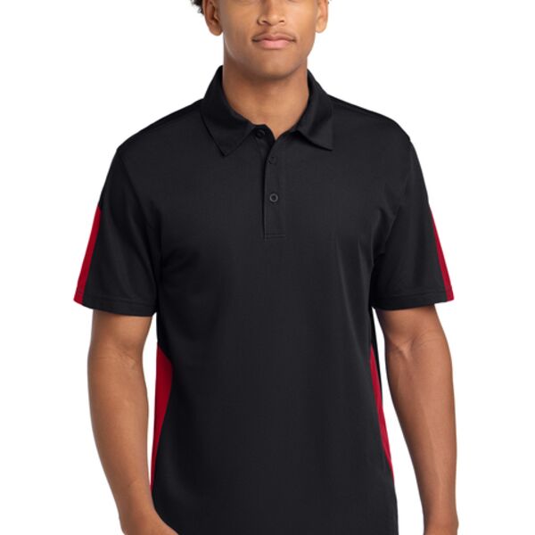 Sport-Tek® PosiCharge® Active Textured Colorblock Polo Thumbnail