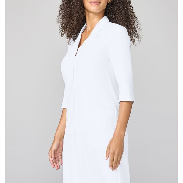 WW Originals Ultra 3/4 Sleeve Dress in White Thumbnail