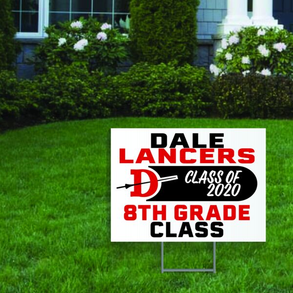 18 X 24 Coroplast Yard Sign with full color printing w/Stakes Thumbnail